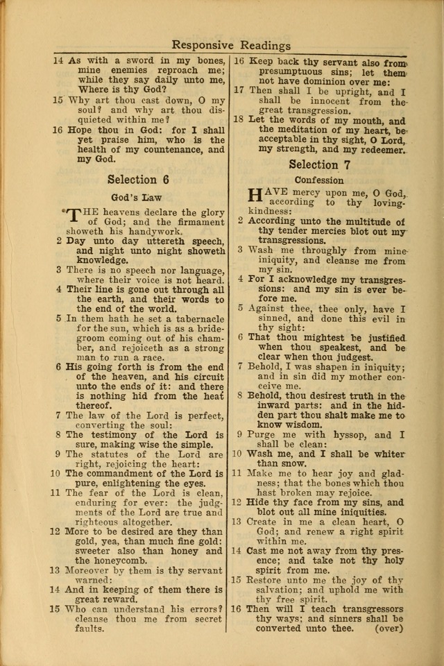 Service Songs for Young People
