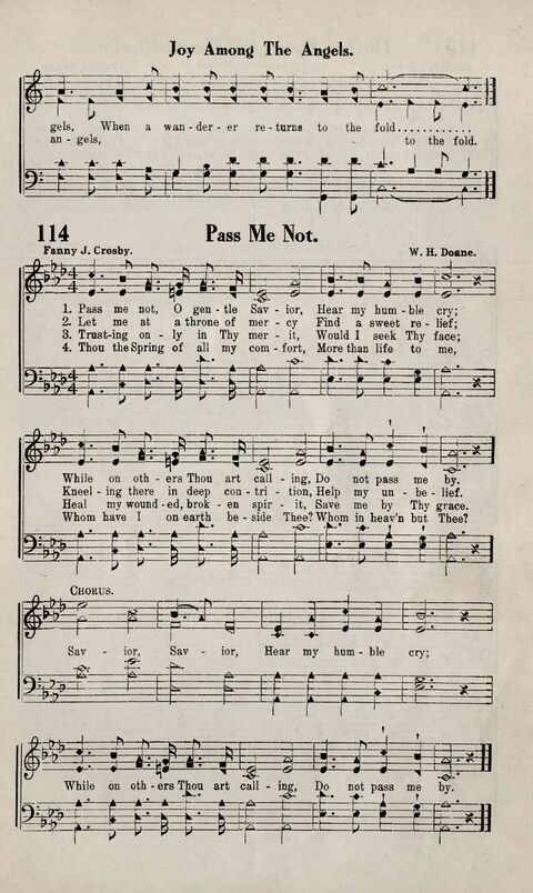 Sweeter Than All Songs: containing many new songs, a number of the popular songs of to-day, with many familiar hymns; for all occasions of Christian work and worship  page 103