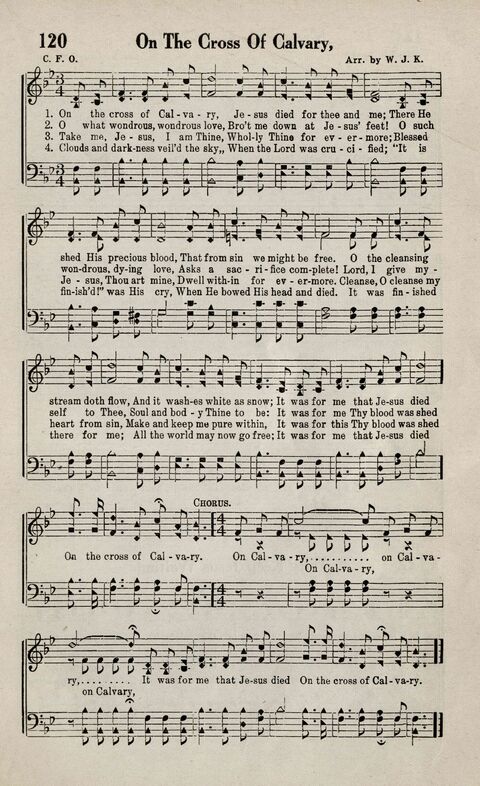 Sweeter Than All Songs: containing many new songs, a number of the popular songs of to-day, with many familiar hymns; for all occasions of Christian work and worship  page 109