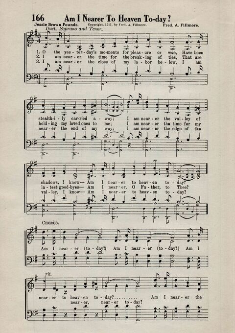 Sweeter Than All Songs: containing many new songs, a number of the popular songs of to-day, with many familiar hymns; for all occasions of Christian work and worship  page 152