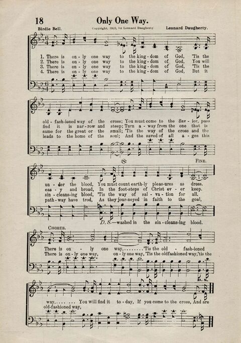 Sweeter Than All Songs: containing many new songs, a number of the popular songs of to-day, with many familiar hymns; for all occasions of Christian work and worship  page 16