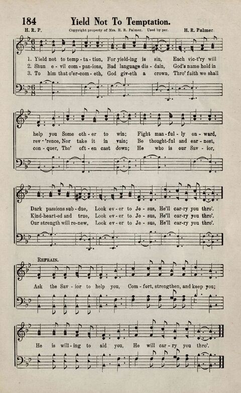 Sweeter Than All Songs: containing many new songs, a number of the popular songs of to-day, with many familiar hymns; for all occasions of Christian work and worship  page 169