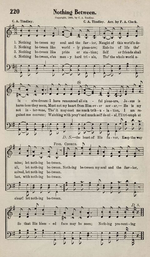 Sweeter Than All Songs: containing many new songs, a number of the popular songs of to-day, with many familiar hymns; for all occasions of Christian work and worship  page 203
