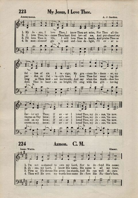 Sweeter Than All Songs: containing many new songs, a number of the popular songs of to-day, with many familiar hymns; for all occasions of Christian work and worship  page 206