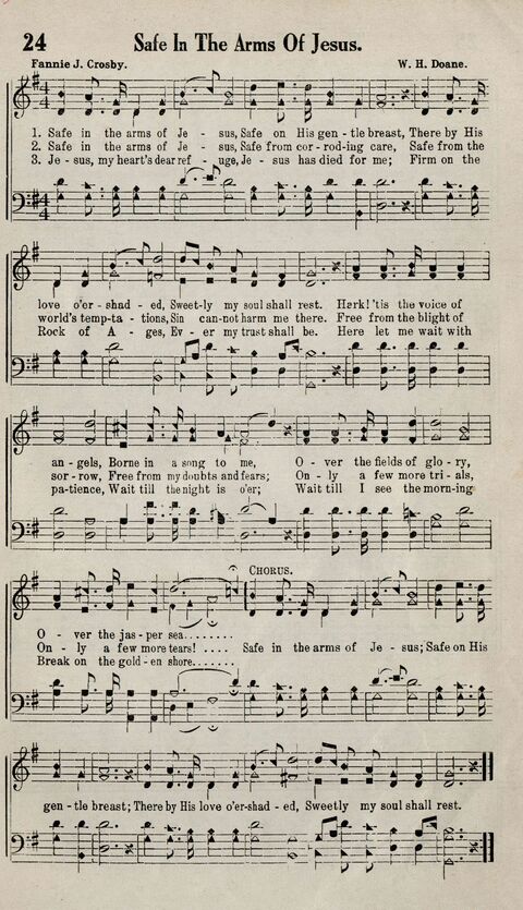 Sweeter Than All Songs: containing many new songs, a number of the popular songs of to-day, with many familiar hymns; for all occasions of Christian work and worship  page 21
