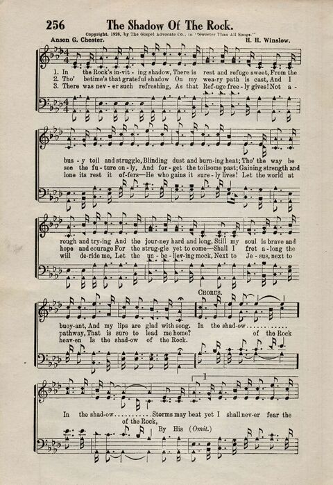 Sweeter Than All Songs: containing many new songs, a number of the popular songs of to-day, with many familiar hymns; for all occasions of Christian work and worship  page 236