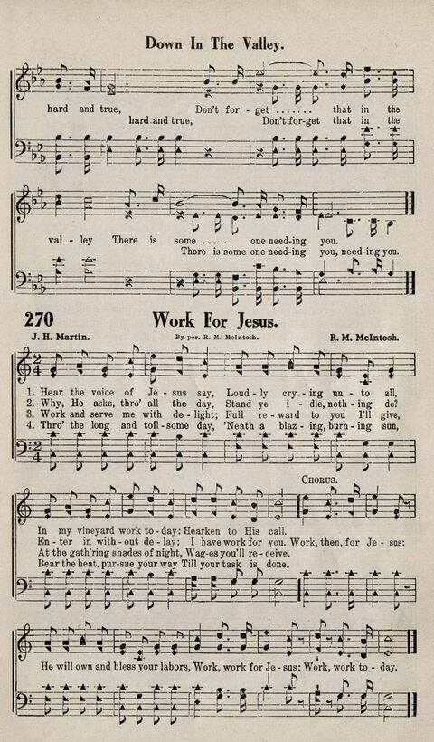 Sweeter Than All Songs: containing many new songs, a number of the popular songs of to-day, with many familiar hymns; for all occasions of Christian work and worship  page 249
