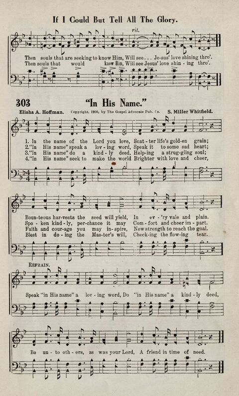 Sweeter Than All Songs: containing many new songs, a number of the popular songs of to-day, with many familiar hymns; for all occasions of Christian work and worship  page 281