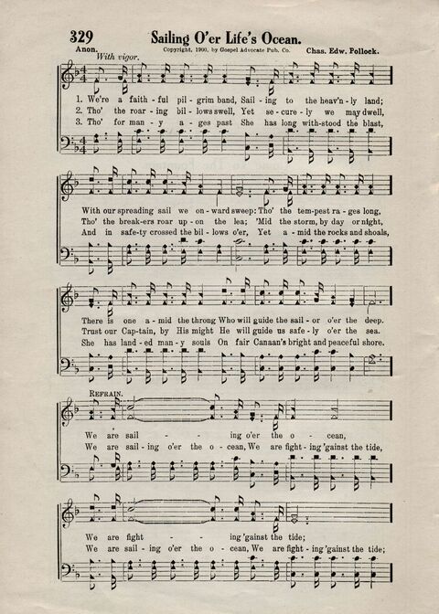 Sweeter Than All Songs: containing many new songs, a number of the popular songs of to-day, with many familiar hymns; for all occasions of Christian work and worship  page 308