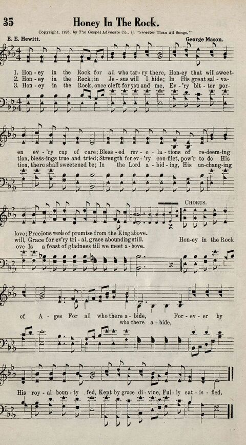 Sweeter Than All Songs: containing many new songs, a number of the popular songs of to-day, with many familiar hymns; for all occasions of Christian work and worship  page 31