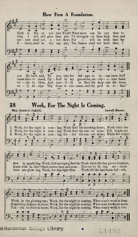 Sweeter Than All Songs: containing many new songs, a number of the popular songs of to-day, with many familiar hymns; for all occasions of Christian work and worship  page 33