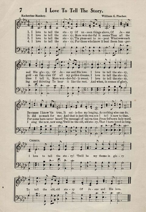 Sweeter Than All Songs: containing many new songs, a number of the popular songs of to-day, with many familiar hymns; for all occasions of Christian work and worship  page 6