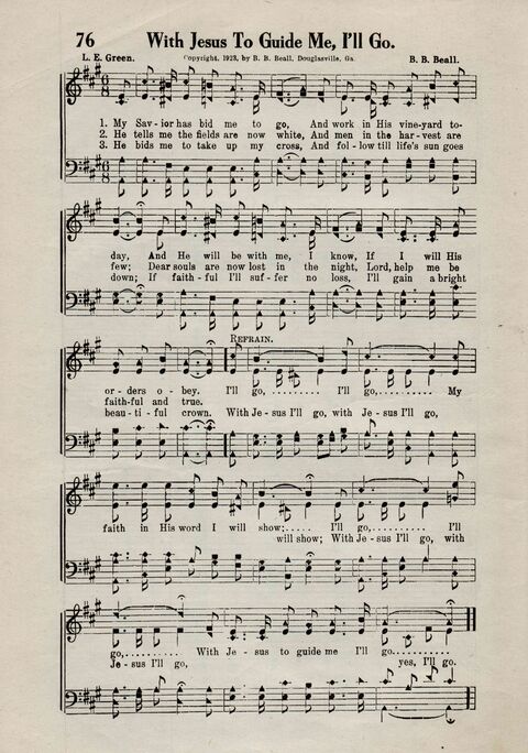 Sweeter Than All Songs: containing many new songs, a number of the popular songs of to-day, with many familiar hymns; for all occasions of Christian work and worship  page 68
