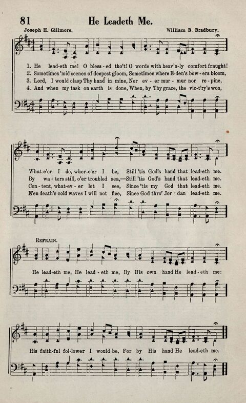Sweeter Than All Songs: containing many new songs, a number of the popular songs of to-day, with many familiar hymns; for all occasions of Christian work and worship  page 73