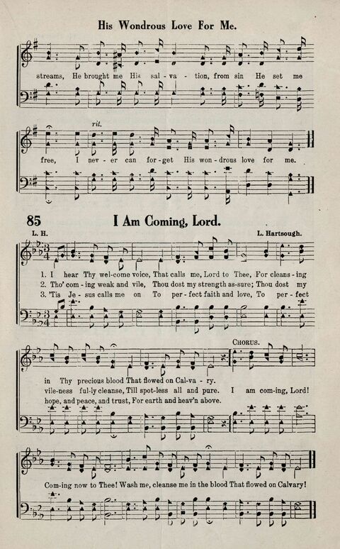 Sweeter Than All Songs: containing many new songs, a number of the popular songs of to-day, with many familiar hymns; for all occasions of Christian work and worship  page 77