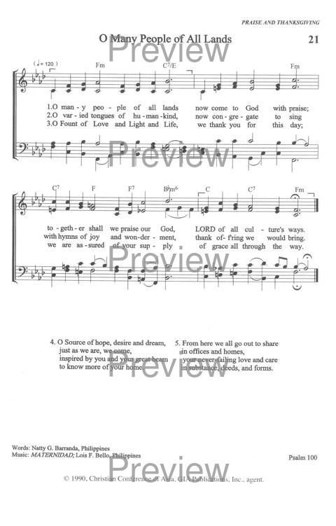 Sound the Bamboo: CCA Hymnal 2000 page 23