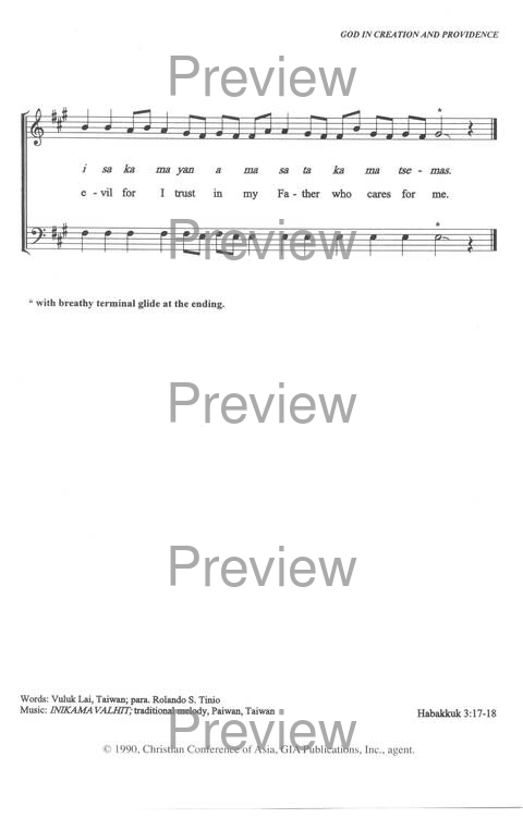 Sound the Bamboo: CCA Hymnal 2000 page 234