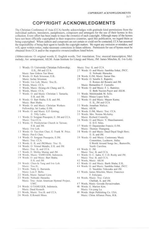 Sound the Bamboo: CCA Hymnal 2000 page 418
