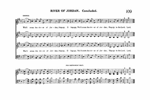 Sacred Tunes and Hymns: Containing a Special Collection of a Very High Order of Standard Sacred Tunes and Hymns Novel and Newly Arranged page 109