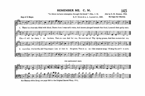 Sacred Tunes and Hymns: Containing a Special Collection of a Very High Order of Standard Sacred Tunes and Hymns Novel and Newly Arranged page 145