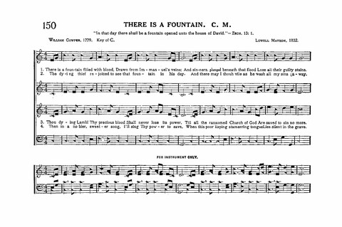 Sacred Tunes and Hymns: Containing a Special Collection of a Very High Order of Standard Sacred Tunes and Hymns Novel and Newly Arranged page 150