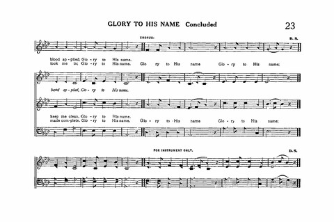 Sacred Tunes and Hymns: Containing a Special Collection of a Very High Order of Standard Sacred Tunes and Hymns Novel and Newly Arranged page 23