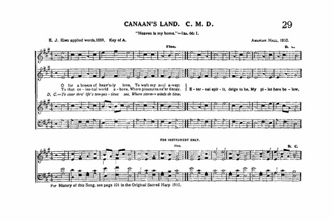 Sacred Tunes and Hymns: Containing a Special Collection of a Very High Order of Standard Sacred Tunes and Hymns Novel and Newly Arranged page 29