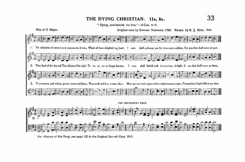 Sacred Tunes and Hymns: Containing a Special Collection of a Very High Order of Standard Sacred Tunes and Hymns Novel and Newly Arranged page 33