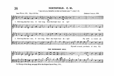 Sacred Tunes and Hymns: Containing a Special Collection of a Very High Order of Standard Sacred Tunes and Hymns Novel and Newly Arranged page 38