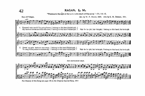 Sacred Tunes and Hymns: Containing a Special Collection of a Very High Order of Standard Sacred Tunes and Hymns Novel and Newly Arranged page 42