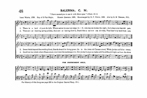 Sacred Tunes and Hymns: Containing a Special Collection of a Very High Order of Standard Sacred Tunes and Hymns Novel and Newly Arranged page 48
