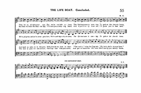 Sacred Tunes and Hymns: Containing a Special Collection of a Very High Order of Standard Sacred Tunes and Hymns Novel and Newly Arranged page 55