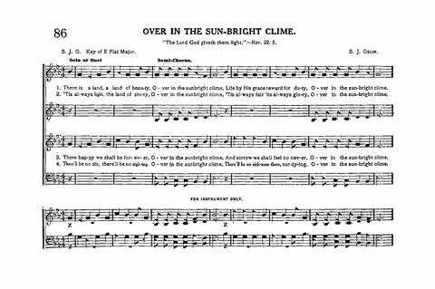 Sacred Tunes and Hymns: Containing a Special Collection of a Very High Order of Standard Sacred Tunes and Hymns Novel and Newly Arranged page 86
