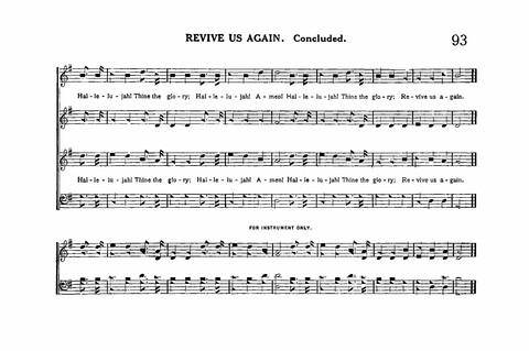 Sacred Tunes and Hymns: Containing a Special Collection of a Very High Order of Standard Sacred Tunes and Hymns Novel and Newly Arranged page 93