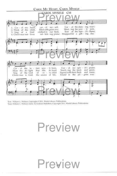 Singing the Sacred: psalms, hymns, and spiritual songs (Vol 1) page 19