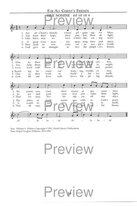 Singing the Sacred: psalms, hymns, and spiritual songs (Vol 1) page 29