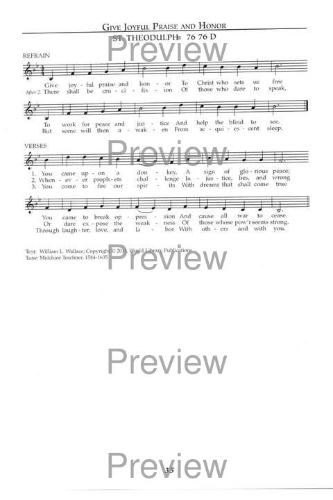 Singing the Sacred: psalms, hymns, and spiritual songs (Vol 1) page 35
