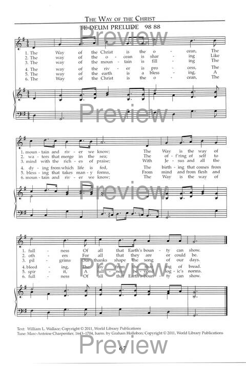 Singing the Sacred: psalms, hymns, and spiritual songs (Vol 1) page 67
