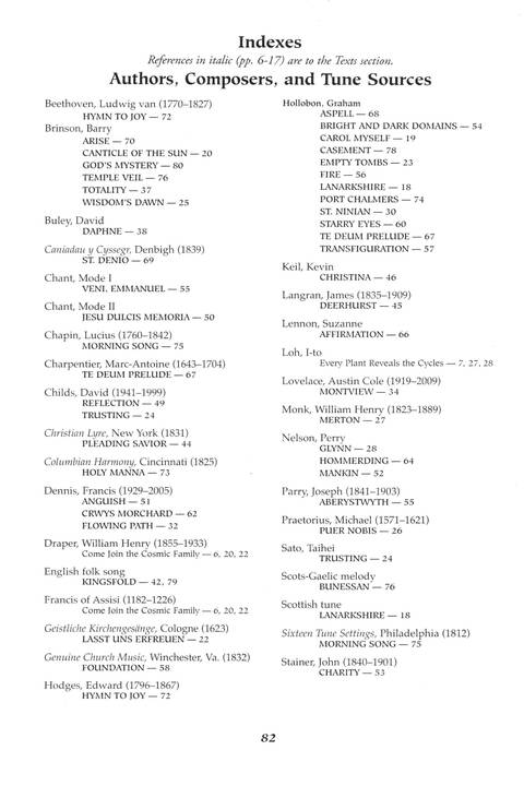 Singing the Sacred: psalms, hymns, and spiritual songs (Vol 1) page 82