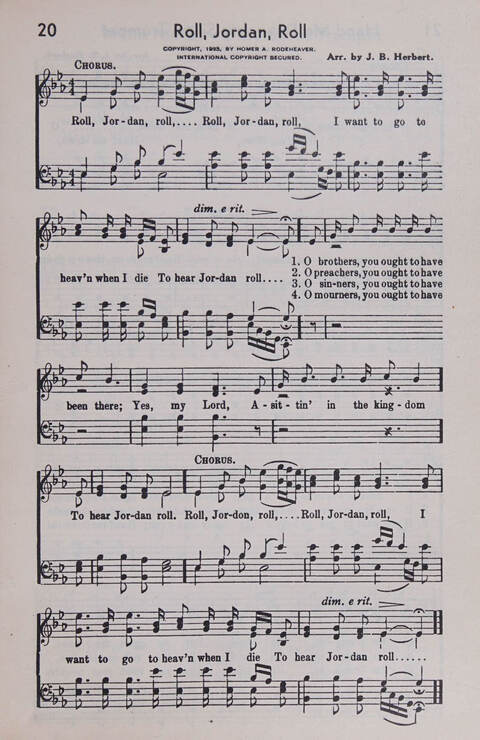 Sixty Two Southland Spirituals page 21