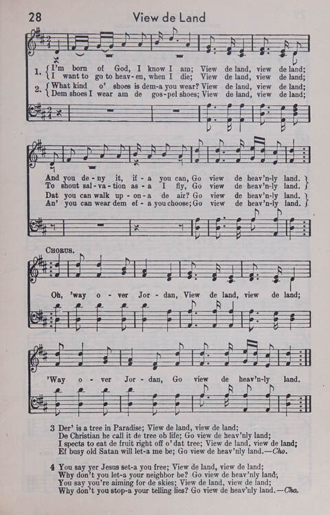 Sixty Two Southland Spirituals page 29