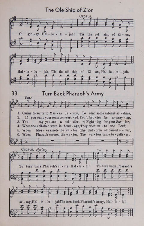 Sixty Two Southland Spirituals page 33