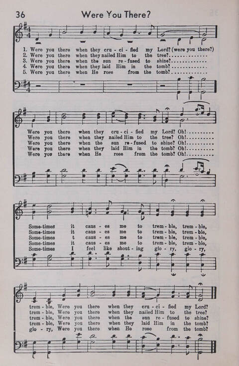Sixty Two Southland Spirituals page 36