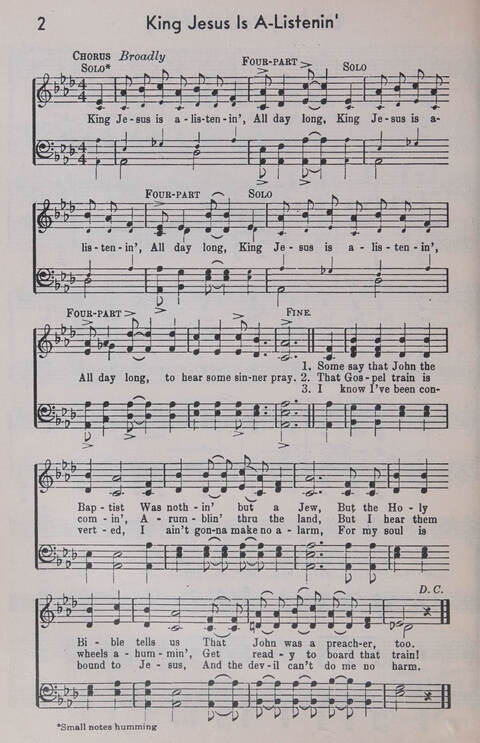 Sixty Two Southland Spirituals page 4