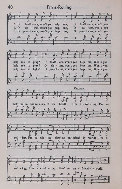 Sixty Two Southland Spirituals page 40