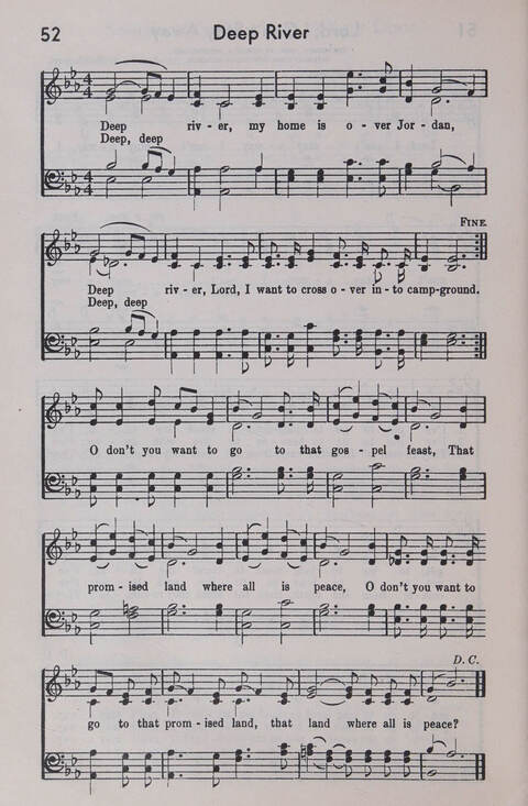 Sixty Two Southland Spirituals page 52