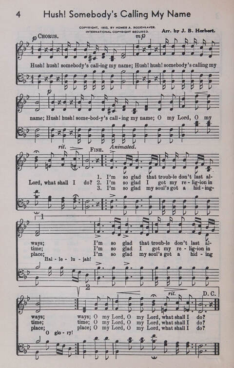 Sixty Two Southland Spirituals page 6