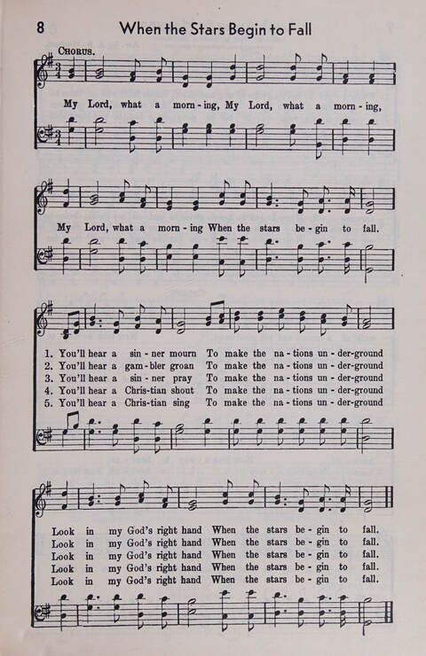 Sixty Two Southland Spirituals page 9