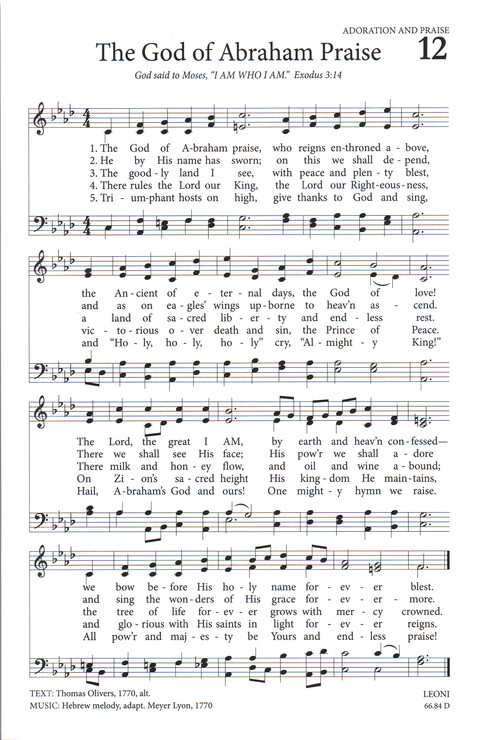 Sing the Wonder: hymns and psalms for the church (2nd ed.) page 13