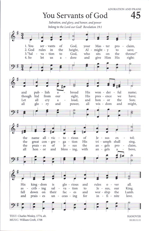 Sing the Wonder: hymns and psalms for the church (2nd ed.) page 53